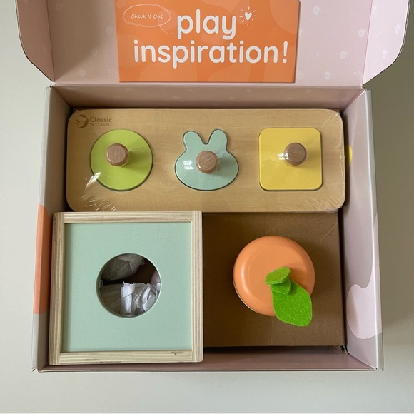 Classic World Hello Box #10028 - Pastel Wood Education Kit For Children 6M+ - Picture 8 of 15